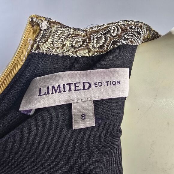 M&S small Elegant Gold Dress R14 - Picture 5 of 6